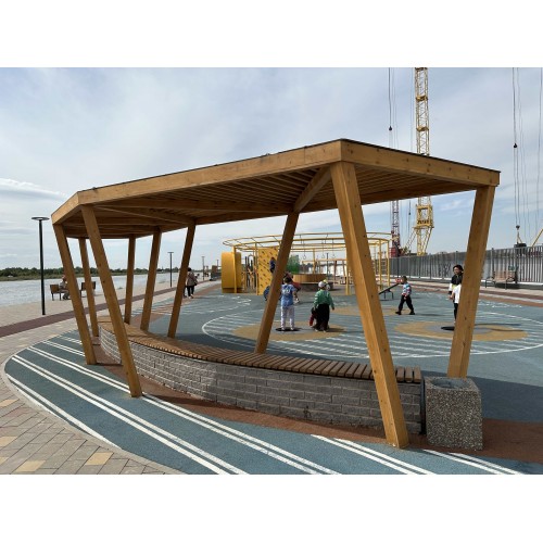 Проект «Sharyn» благоустройства общественной территории на набережной в Астане